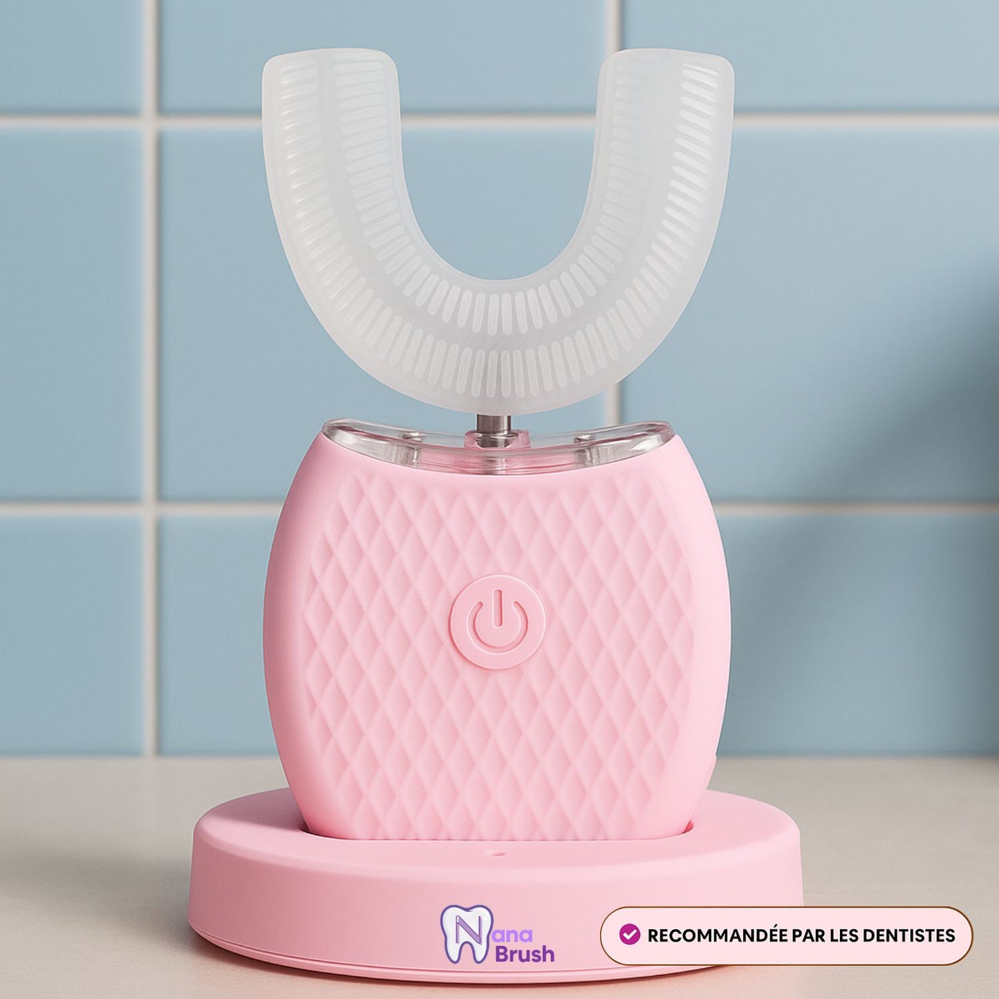 NanaBrush™ Ultra 360° - Brosse à dents électrique en U silicone - Nana Brush