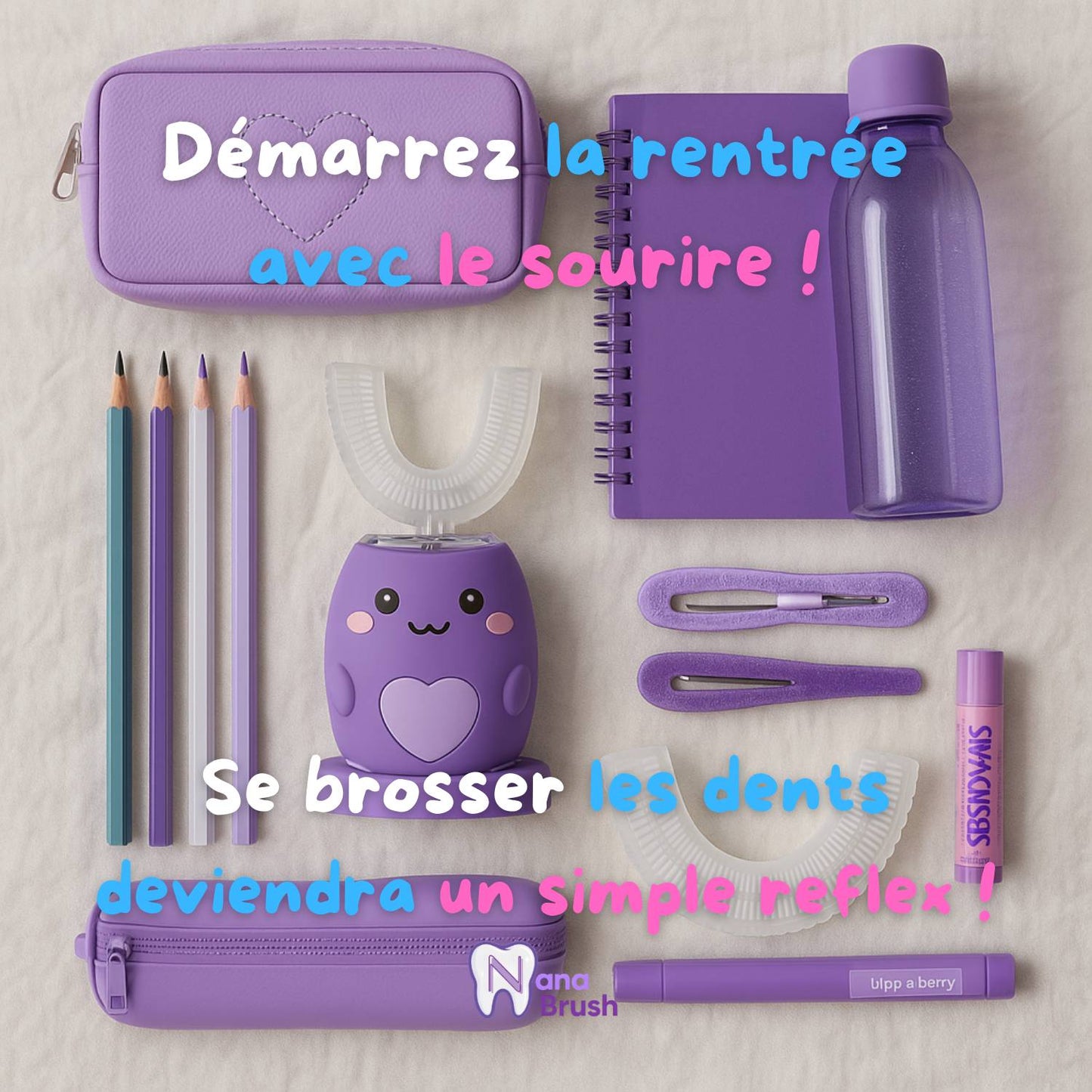NanaBrush™ Kids Ultra 360° – Brosse à dents Sonique - Nana Brush