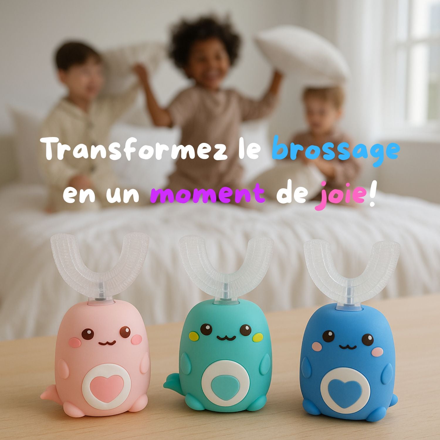 NanaBrush™ Kids Ultra 360° – Brosse à dents Sonique - Nana Brush